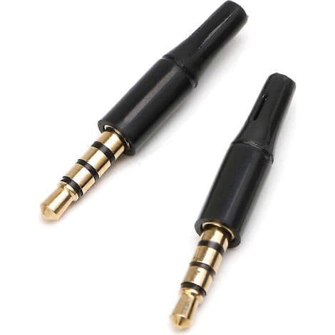 10 kappaletta 3,5 mm:n 4-napainen stereoliitinsovitin ääniliitin