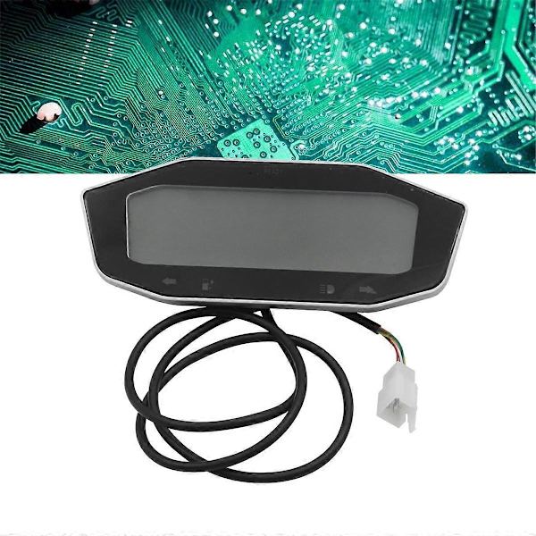 Til Citycoco Speedometer Batteri Strøm Display Speedometer Gear LED Display Meter 60V 72V til Cityco