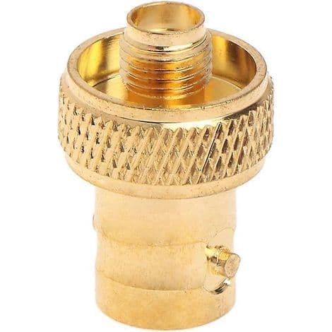 Forgyldt BNC Hun til SMA Hun Koaksial RF Adapter - Direkte Forbindelse