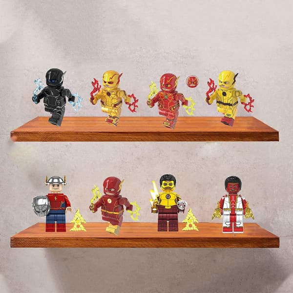 8 stk. Superhelt The Flash Actionfigurer Byggeklodser Legetøjs Sæt Kamphelt Karakterfigurer Samleobjekter til Børn
