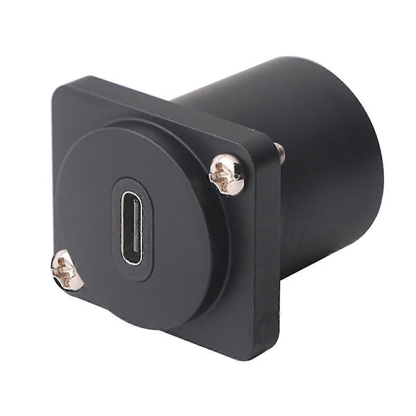 USB USBC Type C Typec Naaras-Naaras Paneeliin Asennettava Pyöreä Sovitin