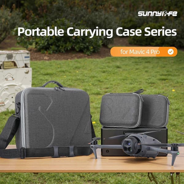For DJI Mavic 4 Pro Sunnylife Drone Kropp Bæreveske Oppbevaringspose (Grå)