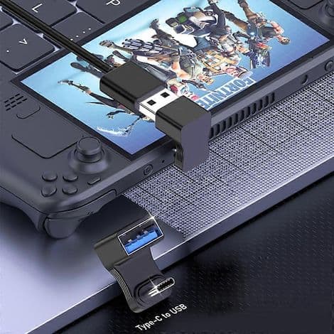 USB hun til USB Type-C OTG-adapter til oplader og bærbar computer