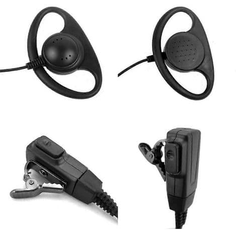 PTT-headset med 2,5 mm 1-bens stik til Motorola Talkabout - Radiotilbehør