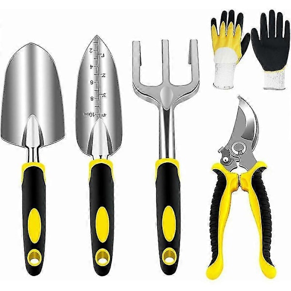 Trädgårdsredskap Vuxna, Spade Murarslev, Plantering, Handkratta, Handskar