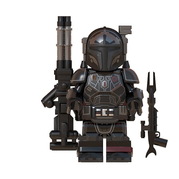 8 stykker tunge infanteri mandalorian minifigur sæt legetøjs actionfigurer