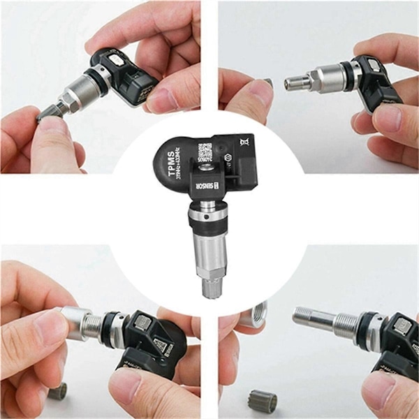 4 stk. Programmerbar MX-sensor til Autel Tool TS408 TS508 ITS600 315MHZ+433MHz 2 i 1 TPMS Dæktryk