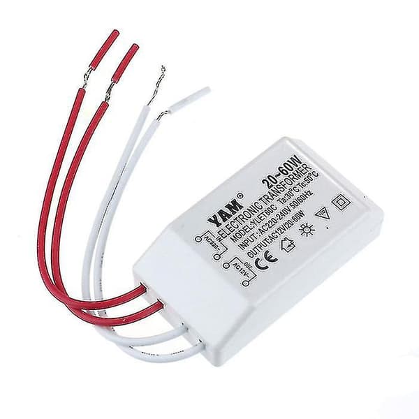 AC 220V til 12V 20-60W Halogen Lys LED Driver Strømforsyning Transformator