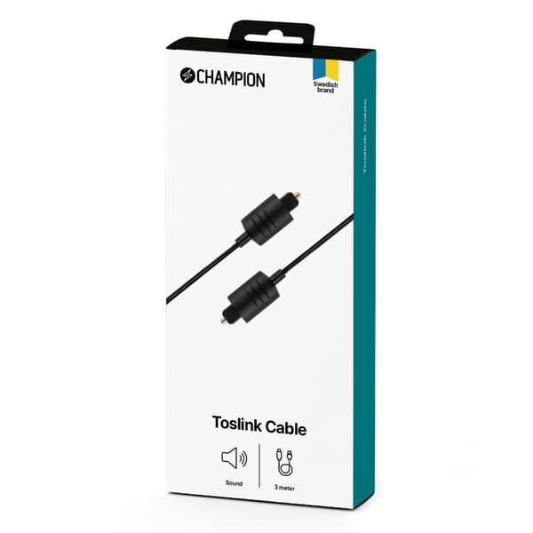 Optisk Toslink-kabel 3,0 m