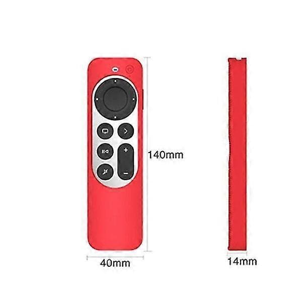 Apple TV 4K (2021) Set-top Box + Fjärrkontroll Silikonfodral - Vit