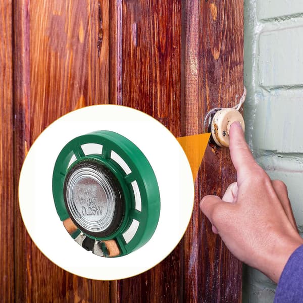 2 st 1/4W 0.25W 8Ohm 27mm rund extern magnet högtalare, ljudförstärkare, högtalartillbehör