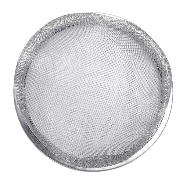 2 st Rostfritt Stål Sil Dräneringsnät Te Sil Tekanna Filter Silver