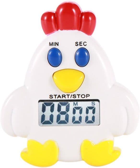 Sjov magnetisk køkkentimer, haneformet (kylling) magnetisk køkkentimer