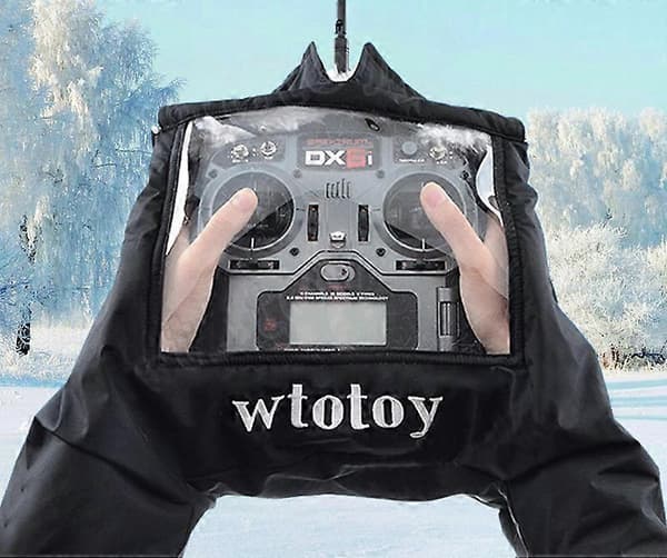 FPV RV Utomhus Flyg Fjärrkontroll Kalla Och Vindtäta Varma Handskar