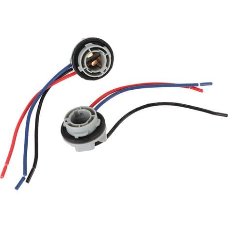 Förkopplad dubbelkontaktkabeluppsättning 1157-1 (2-pack), lämplig för industriell DIY-utrustning.