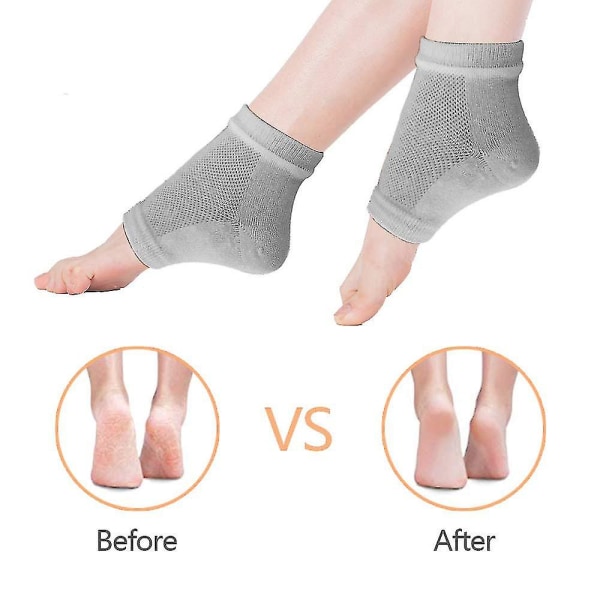 Fotpleie Beroligende tørre føtter og hæler Quick Recovery(Grå)-jbk