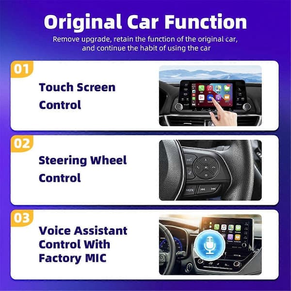 Langallinen langattomaksi CarPlay Android Auto langaton autoadapteri Smart Mini Box Plug and Play WiFi 2 in 1