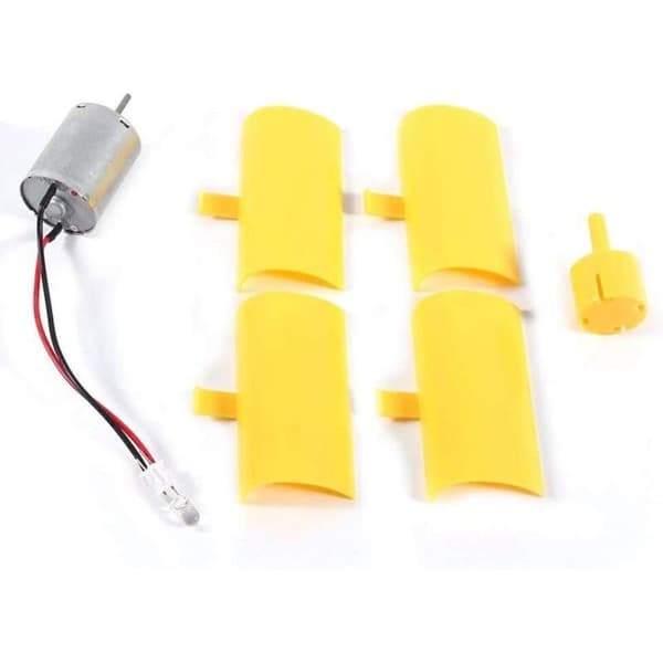 360° Mikro Vertikal Vindmølle Mini Motor til DIY
