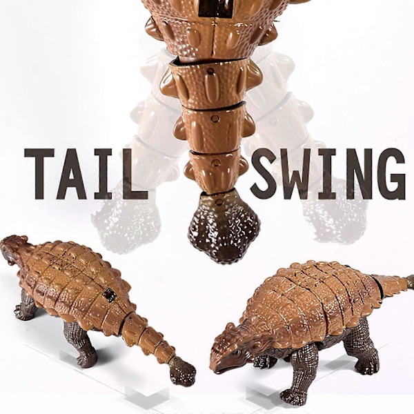 Fjärrstyrd Dinosaurie Leksak Elektrisk Simulerad Ankylosaurus Rygg Leksak För Barn