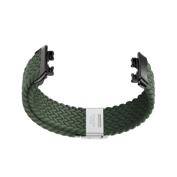 Vævet urrem til Huawei Band 8/9 Grøn