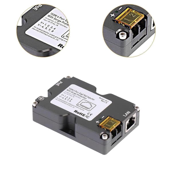 PoE Injector V2 Hög Effekt Gige Passiv Hög Hastighet Pålitlig Ethernet Adapter