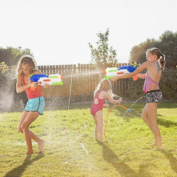 Super Soaker vattenpistol, 2-pack sprutpistoler vattenpistoler för barn vuxna, hög kapacitet