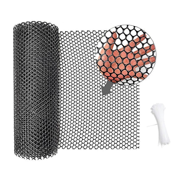 Genanvendelig Plastik Hønsenet Hegn Mesh Letvægts Holdbar Hexagonal Mesh DIY Projekt Have Gård