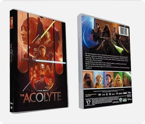Star Wars: The Acolyte (DVD engelsk version, 2-Disc Box Set) Ny forseglet engelsk