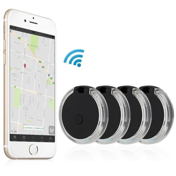 Smart, vandtæt GPS-tracker med nøgle- og telefonlokalisering og Bluetooth til kæledyr