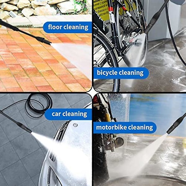 Høytrykksspylelanse for Karcher K2 K3 K4 K5 K6 K7, Justerbart spylemunnstykke høytrykksvasker tilbehør