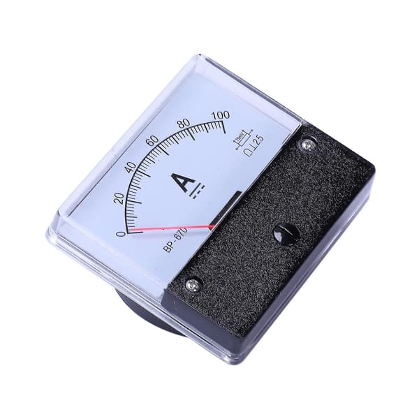 DC 100A Analogt Panel Ampere Strømmåler Amperemeter -670-hy