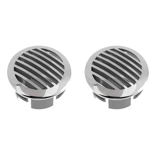 2 Stykker 4 Tommer Justerbare Marine Ventilationsdæksler, 316 Rustfrit Stål Luftstrømsventilationsdæksler til RV, Både, Yachts