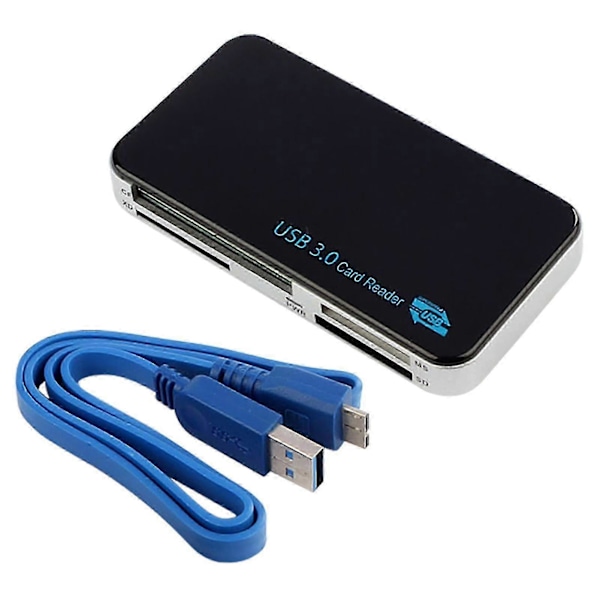 Minneskortläsare Höghastighetsöverföring Multifunktionell Hot Swap Allt i 1 Mini MS CF M2 Extern Kortläsare för Dator