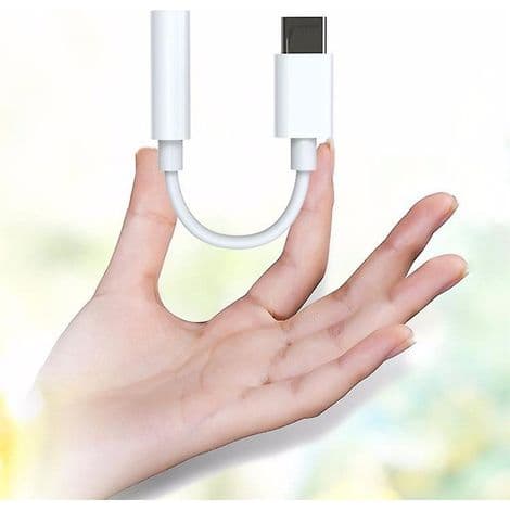 USB Type-C til 3,5 mm hovedtelefonstikadapter til Samsung- og Huawei-enheder