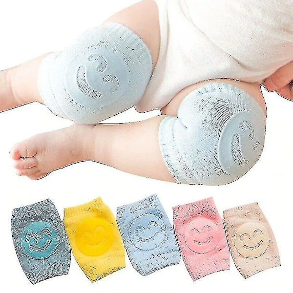 5 Pairs Non-slip   Knee Pads Cotton Dispensing Crawling Knee Protector Elastic Leg Warmer