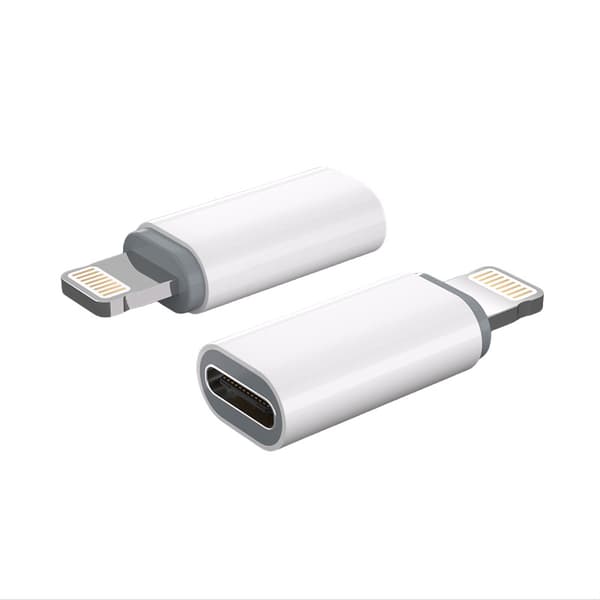 FA03 Apple Style Hvit USB-A til USB-C-adapter 27W