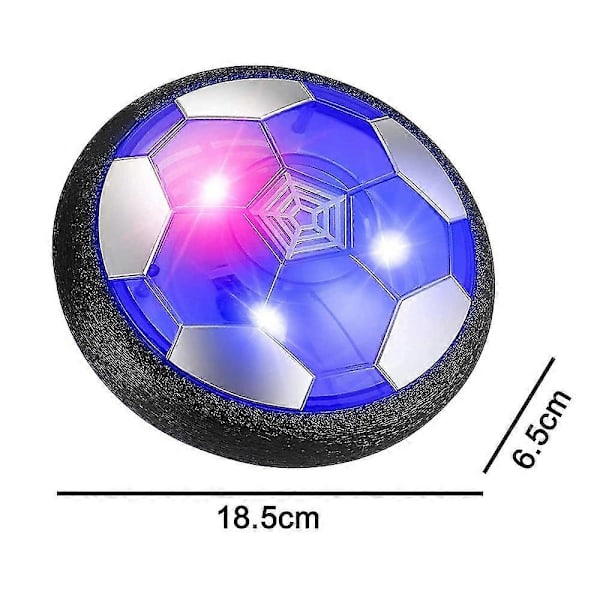 1 St Hover Fotboll, Luftdriven Flygande Fotbollsskiva Med LED-Ljus, Barnleksak Boll För Inomhus- Och Utomhusaktivitet, Bästa Presenten För Pojkar Och