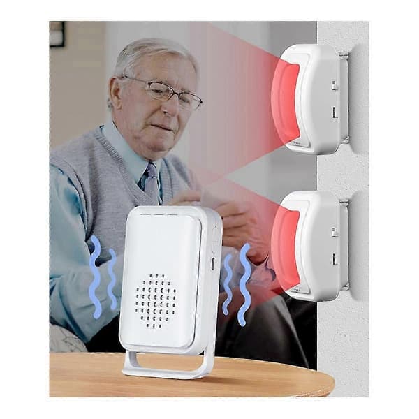 Sengealarmer for eldre demente pasienter - Trådløs bevegelsessensor Fall Detection Prevention Devices for eldre demente