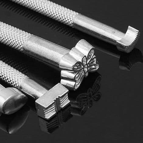 20-delers multifunksjonelt lærhullsett for lærhåndverk