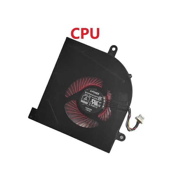 Laptop CPU & GPU Køleventilator til GS63VR GS63 GS73 GS73VR -17B1 Stealth Pro CPU BS5005HS-U2F1 GPU CO