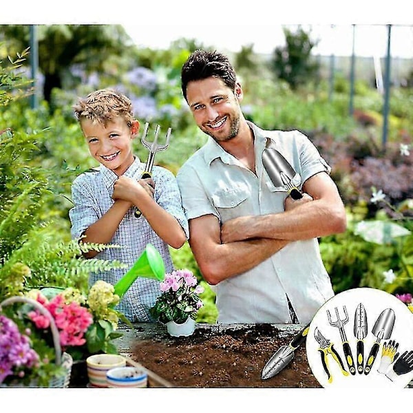 Trädgårdsredskap Vuxna, Spade Murarslev, Plantering, Handkratta, Handskar