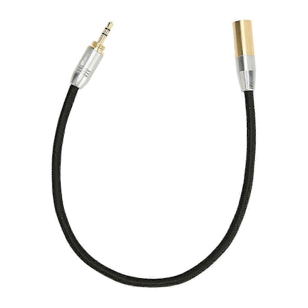 3,5 mm hann til Mini XLR 3-pinners kabel Profesjonell gullbelagt 3,5 mm til Mini XLR-adapter for mikrofon - JZ