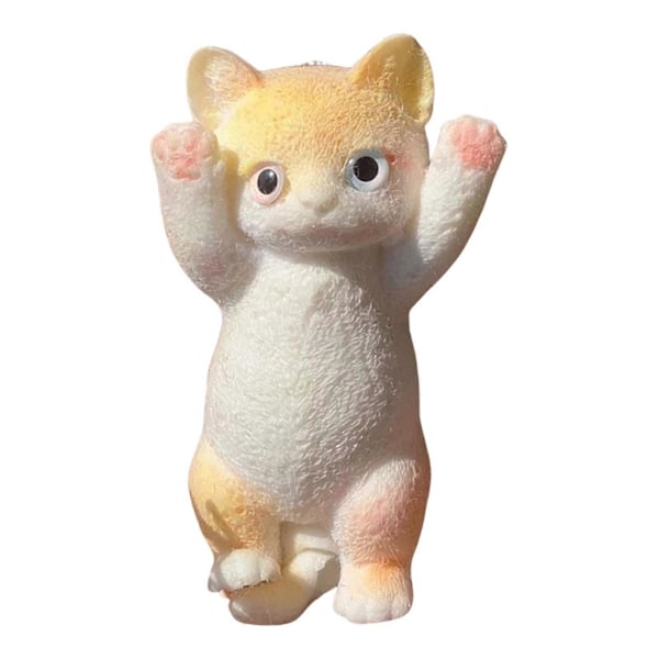 Julepynt Katte Hænder Op Katte Æltning Stressaflastende Legetøj Pige Plyslegetøj Simulation Katte Æltning -FARVE: D