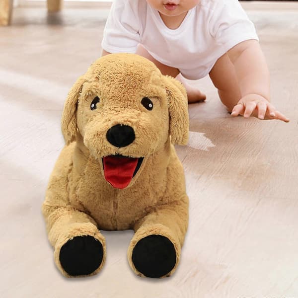 Plush Legetøjs Labrador Hund Plushet Dyr Figurer 35cm