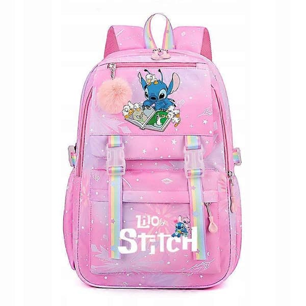 Stitch Stitch Skolesekk for studenter med stor kapasitet og trykk
