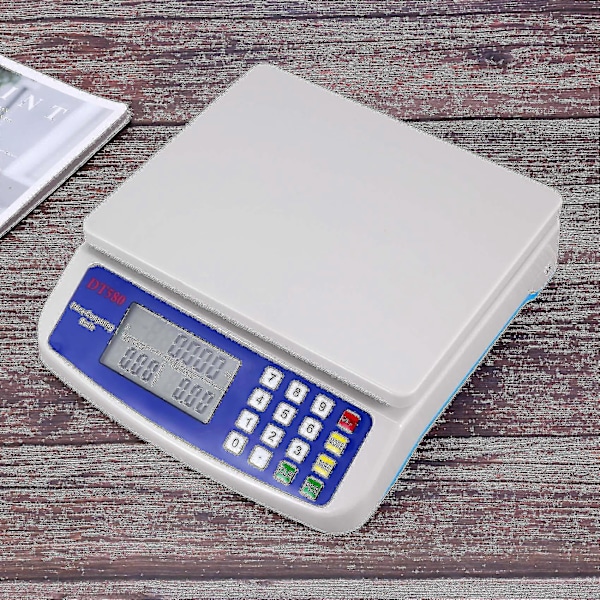 30 kg/1 g Digital Köksvåg Matvåg med Bakgrundsbelyst LCD-display Elektronisk Våg för Mat