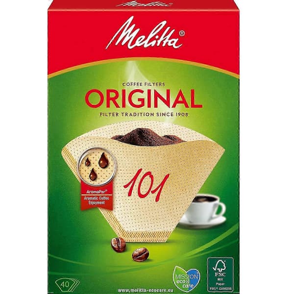 Kaffefilter 101 40-pakning (Merk 9 stk. DFP)