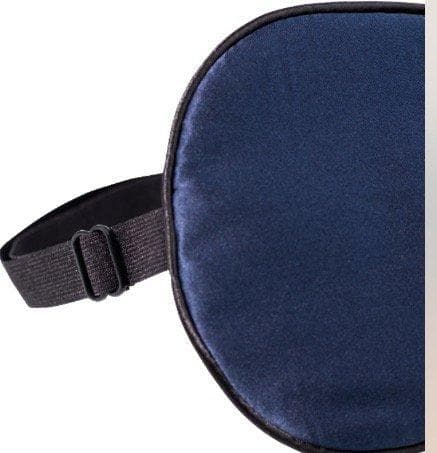 Sovmask 100% siden Mörkblå