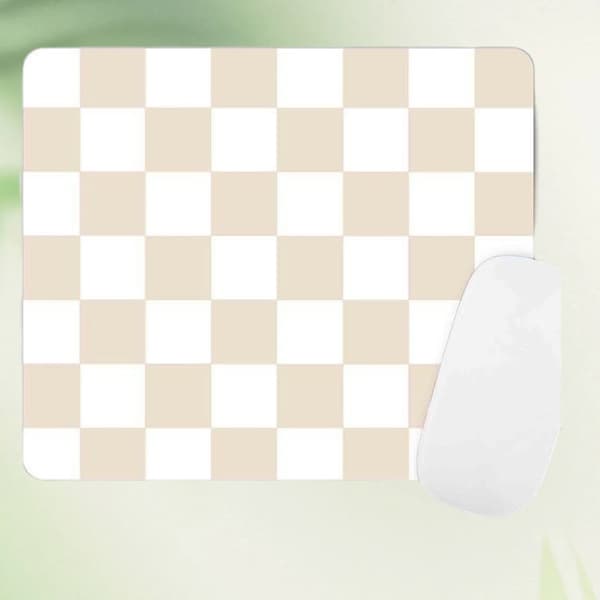 Non-slip Mouse Pad with Stitched Edges and Natural Rubber Base - Improved Precision and Comfort
