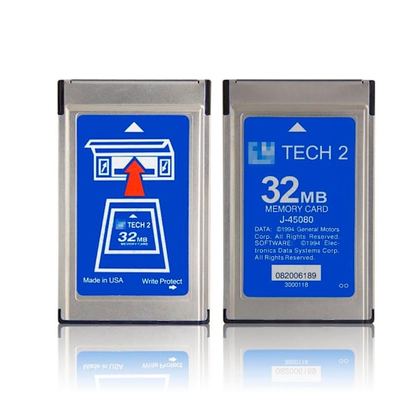 För Saab 1999-2012 GM Tech T2 32MB Dedikerat Datakort, Engelsk Version